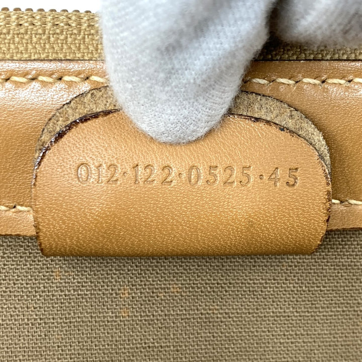 GUCCI グッチ 
 012 122 ボストンバッグ 
PVC/レザー  ベージュ