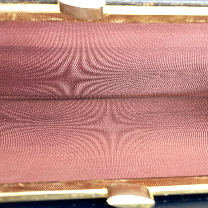 Dior ディオール 
 クラッチバッグ 
レザー ネイビー