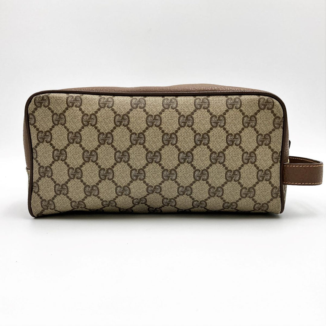 GUCCI グッチ 
 014・58・6087 クラッチバッグ 
GGスプリームキャンバス ブラウン