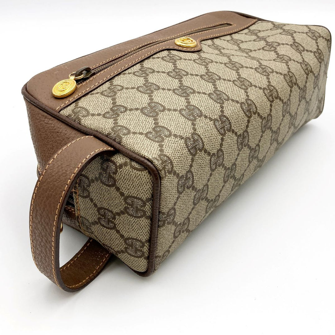 GUCCI グッチ 
 014・58・6087 クラッチバッグ 
GGスプリームキャンバス ブラウン