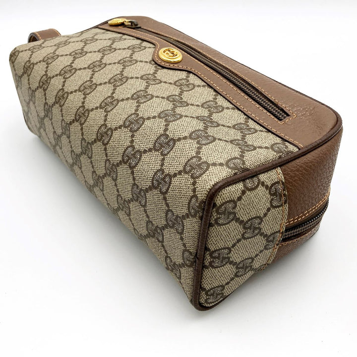 GUCCI グッチ 
 014・58・6087 クラッチバッグ 
GGスプリームキャンバス ブラウン