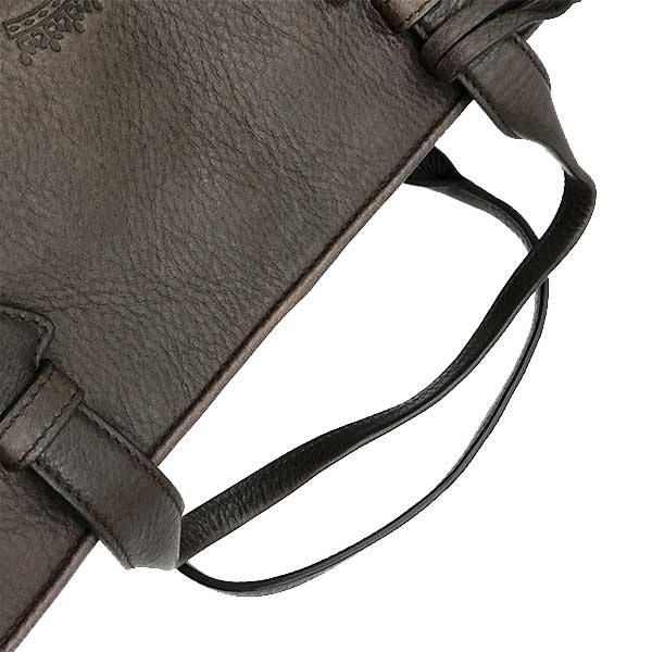 LOEWE ロエベ 
 ハンドバッグ 
レザー ブラウン