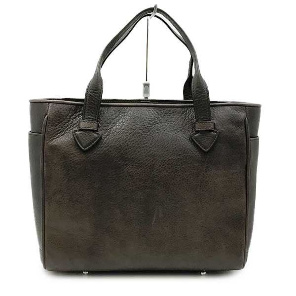 LOEWE ロエベ 
 ハンドバッグ 
レザー ブラウン