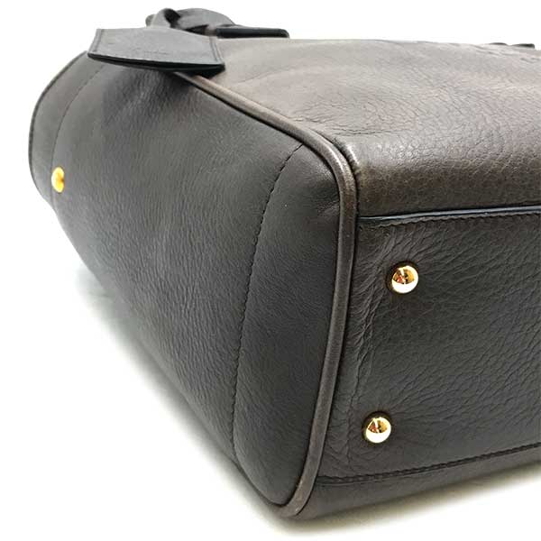 LOEWE ロエベ 
 ハンドバッグ 
レザー ブラウン