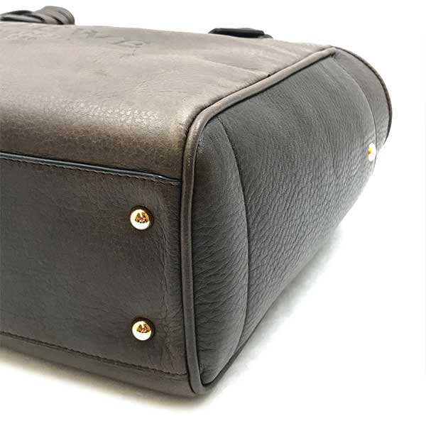 LOEWE ロエベ 
 ハンドバッグ 
レザー ブラウン
