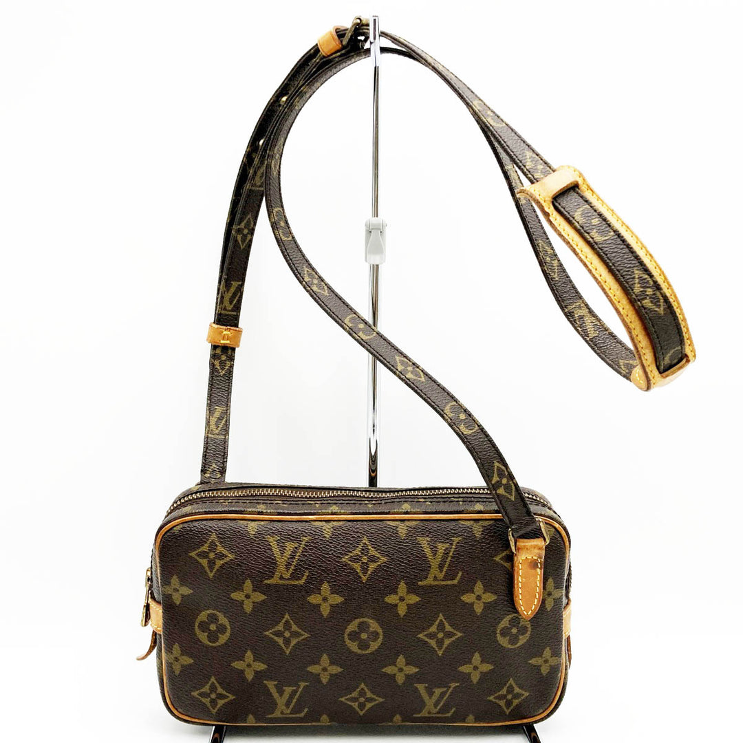 LOUIS VUITTON ルイ・ヴィトン 
 ポシェット・マルリーバンドリエール M51828 ショルダーバッグ 
PVC ブラウン