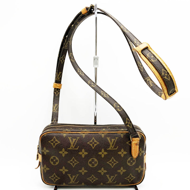 LOUIS VUITTON ルイ・ヴィトン 
 ポシェット・マルリーバンドリエール M51828 ショルダーバッグ 
PVC ブラウン