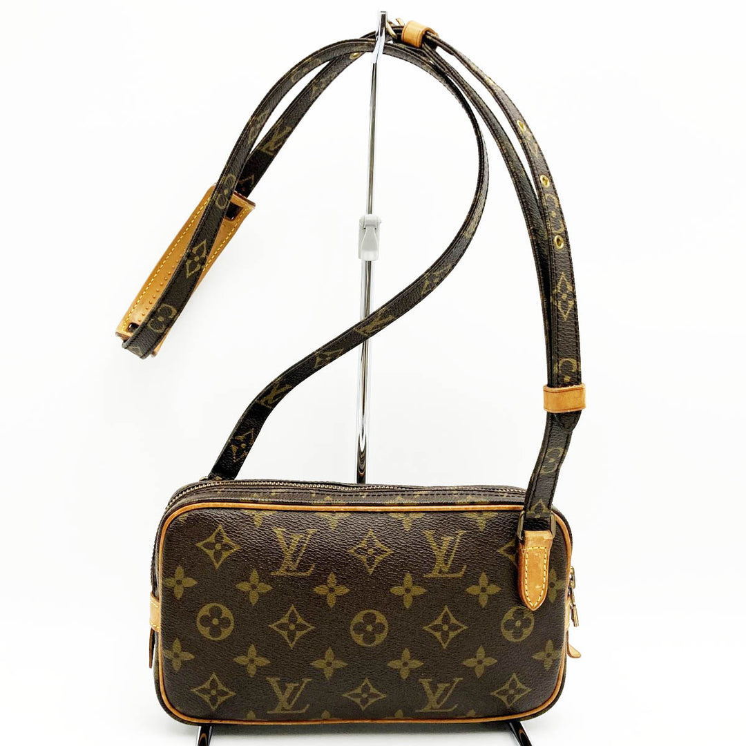 LOUIS VUITTON ルイ・ヴィトン 
 ポシェット・マルリーバンドリエール M51828 ショルダーバッグ 
PVC ブラウン