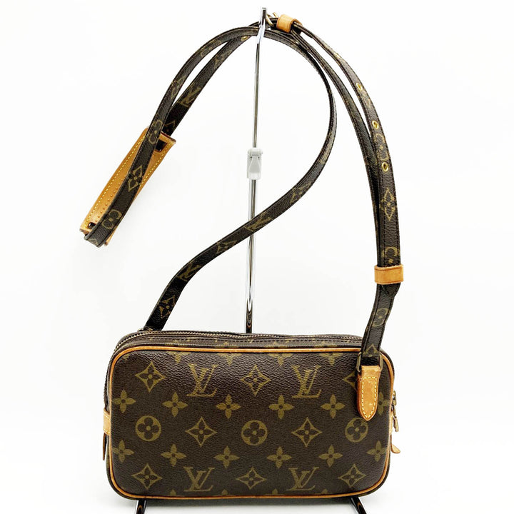 LOUIS VUITTON ルイ・ヴィトン 
 ポシェット・マルリーバンドリエール M51828 ショルダーバッグ 
PVC ブラウン