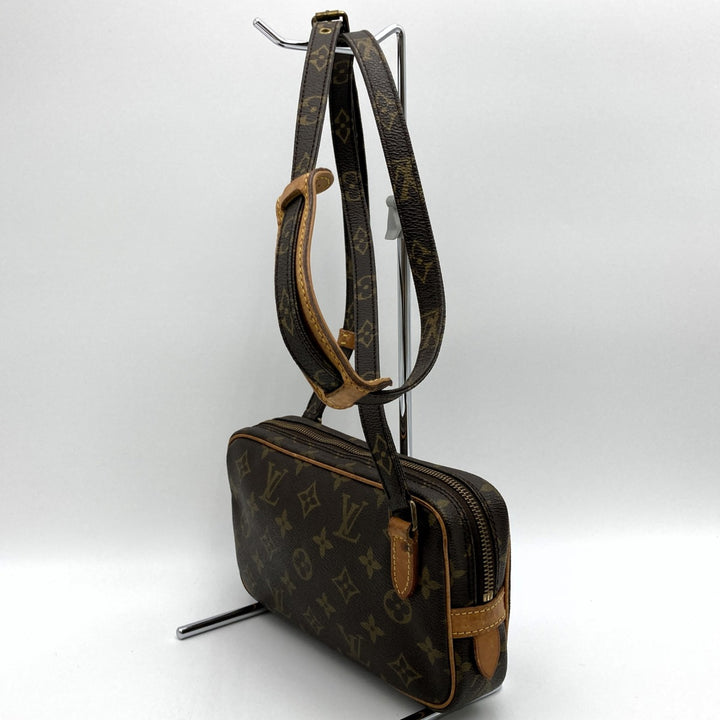 LOUIS VUITTON ルイ・ヴィトン 
 ポシェット・マルリーバンドリエール M51828 ショルダーバッグ 
PVC ブラウン