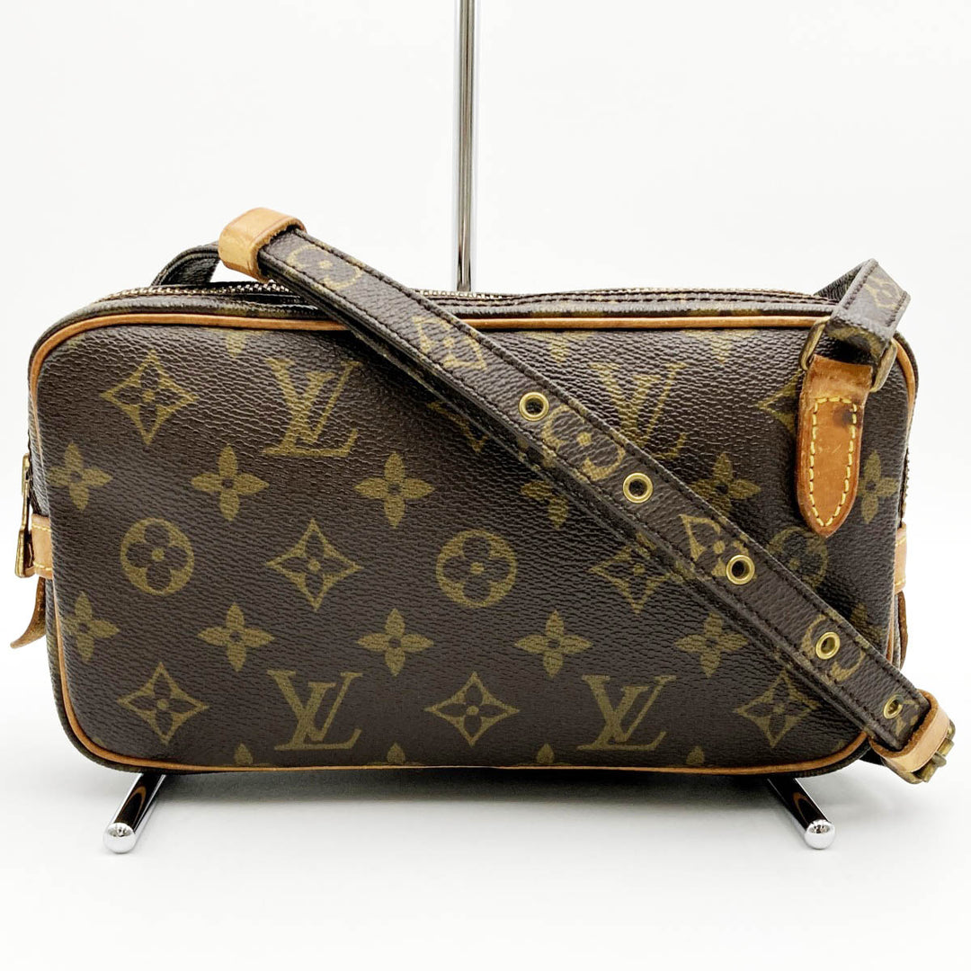LOUIS VUITTON ルイ・ヴィトン 
 ポシェット・マルリーバンドリエール M51828 ショルダーバッグ 
PVC ブラウン