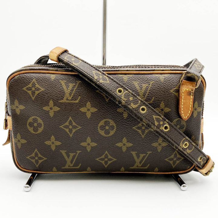LOUIS VUITTON ルイ・ヴィトン 
 ポシェット・マルリーバンドリエール M51828 ショルダーバッグ 
PVC ブラウン