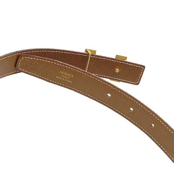 HERMES エルメス 
 リヴァルドゥブルトゥール ベルト 
レザー ブラック