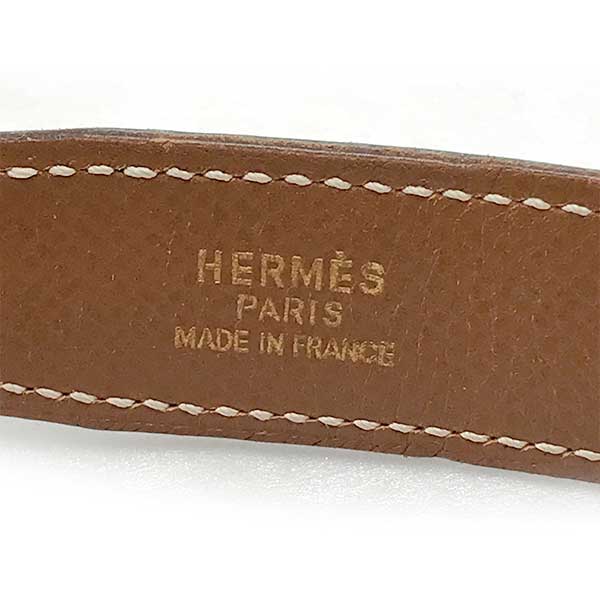 HERMES エルメス 
 リヴァルドゥブルトゥール ベルト 
レザー ブラック