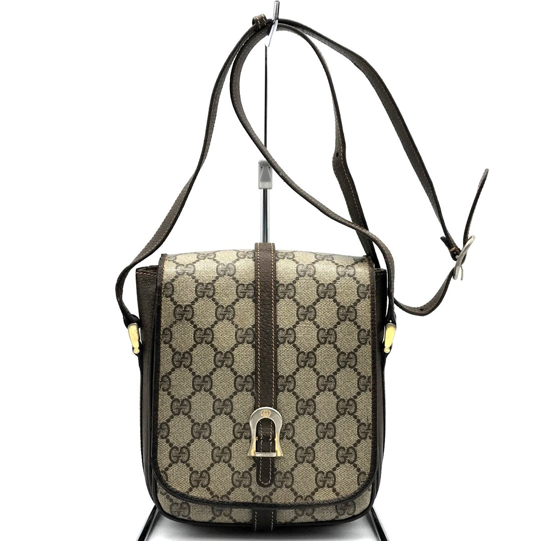 GUCCI グッチ 
 ショルダーバッグ 
GGスプリームキャンバス ブラウン