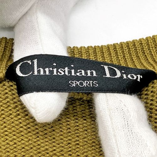 Christian Dior クリスチャンディオール 
 セーター 
ウール カーキ
