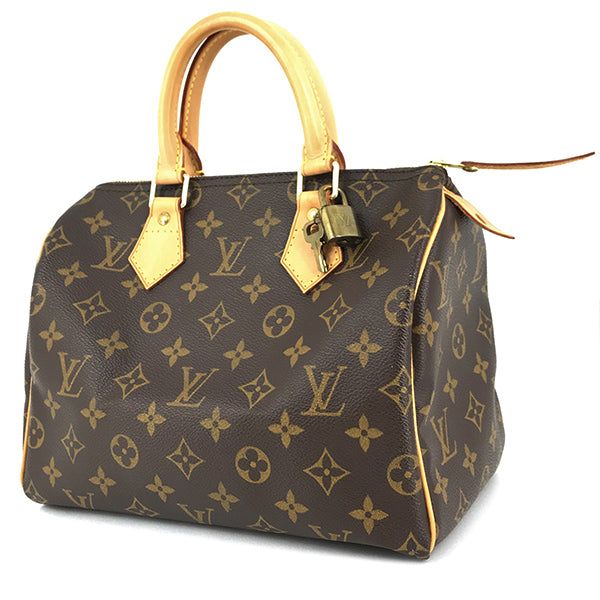 LOUIS VUITTON ルイ・ヴィトン 
 スピーディ25 M41109 ハンドバッグ 
モノグラムキャンバス/レザー  ブラウン