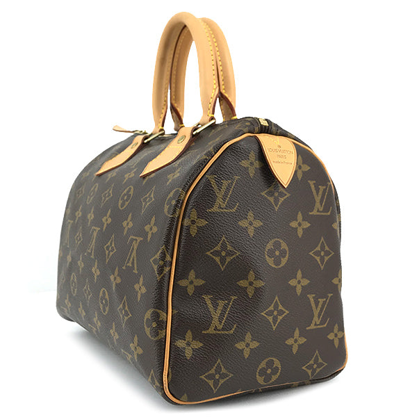 LOUIS VUITTON ルイ・ヴィトン 
 スピーディ25 M41109 ハンドバッグ 
モノグラムキャンバス/レザー  ブラウン