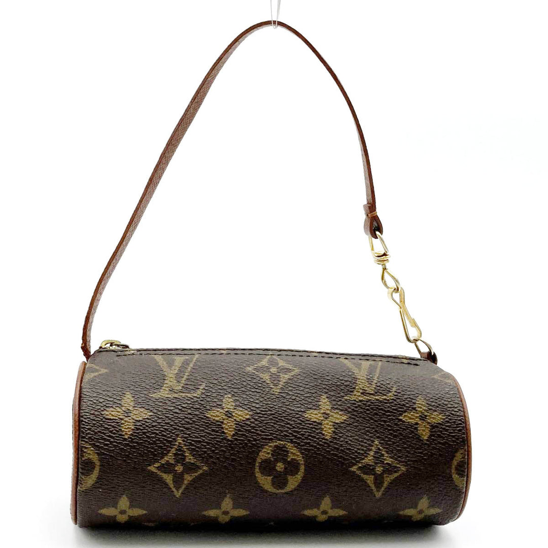 LOUIS VUITTON ルイ・ヴィトン 
 パピヨン付属ポーチ ポーチ 
PVC ブラウン