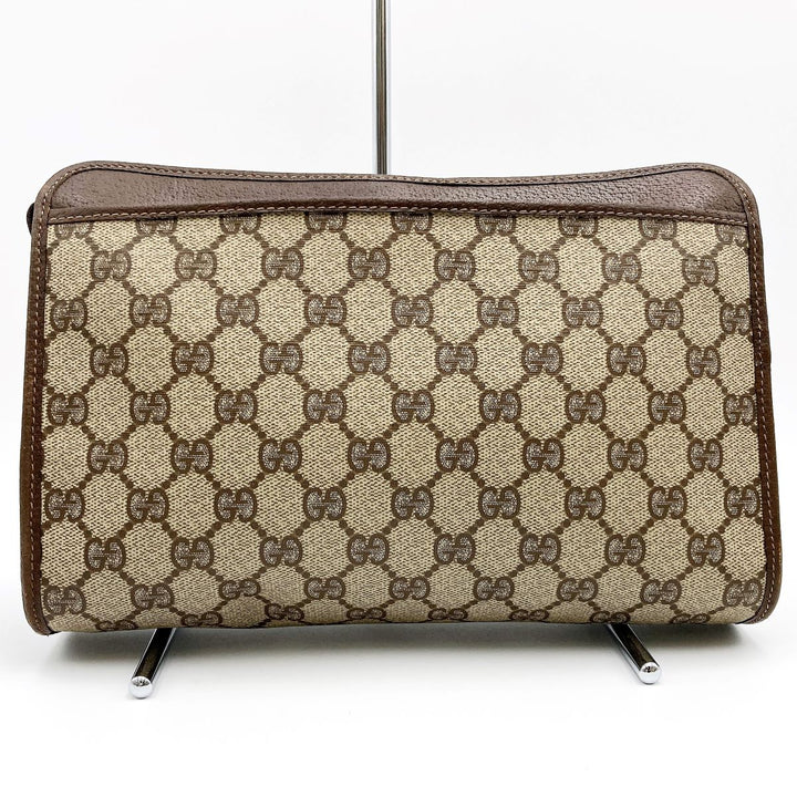 GUCCI グッチ 
 97・01・037 クラッチバッグ 
GGスプリームキャンバス ブラウン