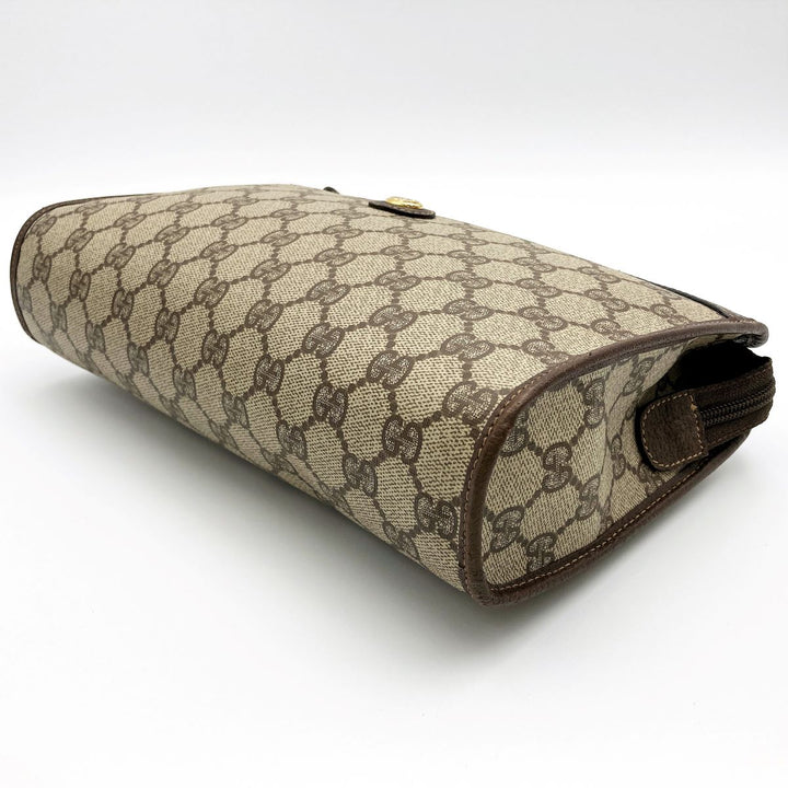 GUCCI グッチ 
 97・01・037 クラッチバッグ 
GGスプリームキャンバス ブラウン