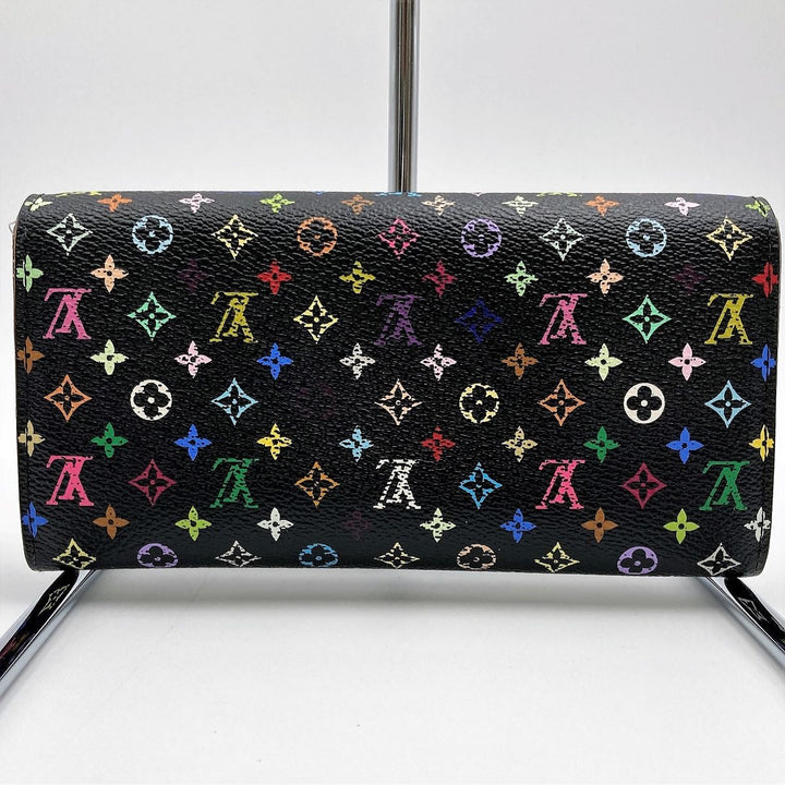 LOUIS VUITTON ルイ・ヴィトン 
 ポルトフォイユ・サラ ヴィオレ M60273 長財布 
PVC ブラック