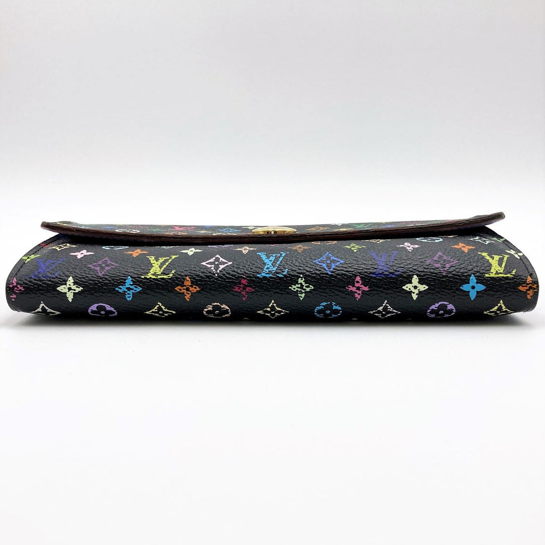 LOUIS VUITTON ルイ・ヴィトン 
 ポルトフォイユ・サラ ヴィオレ M60273 長財布 
PVC ブラック