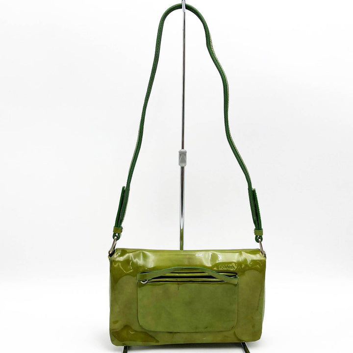 PRADA プラダ 
 ショルダーバッグ 
PVC グリーン