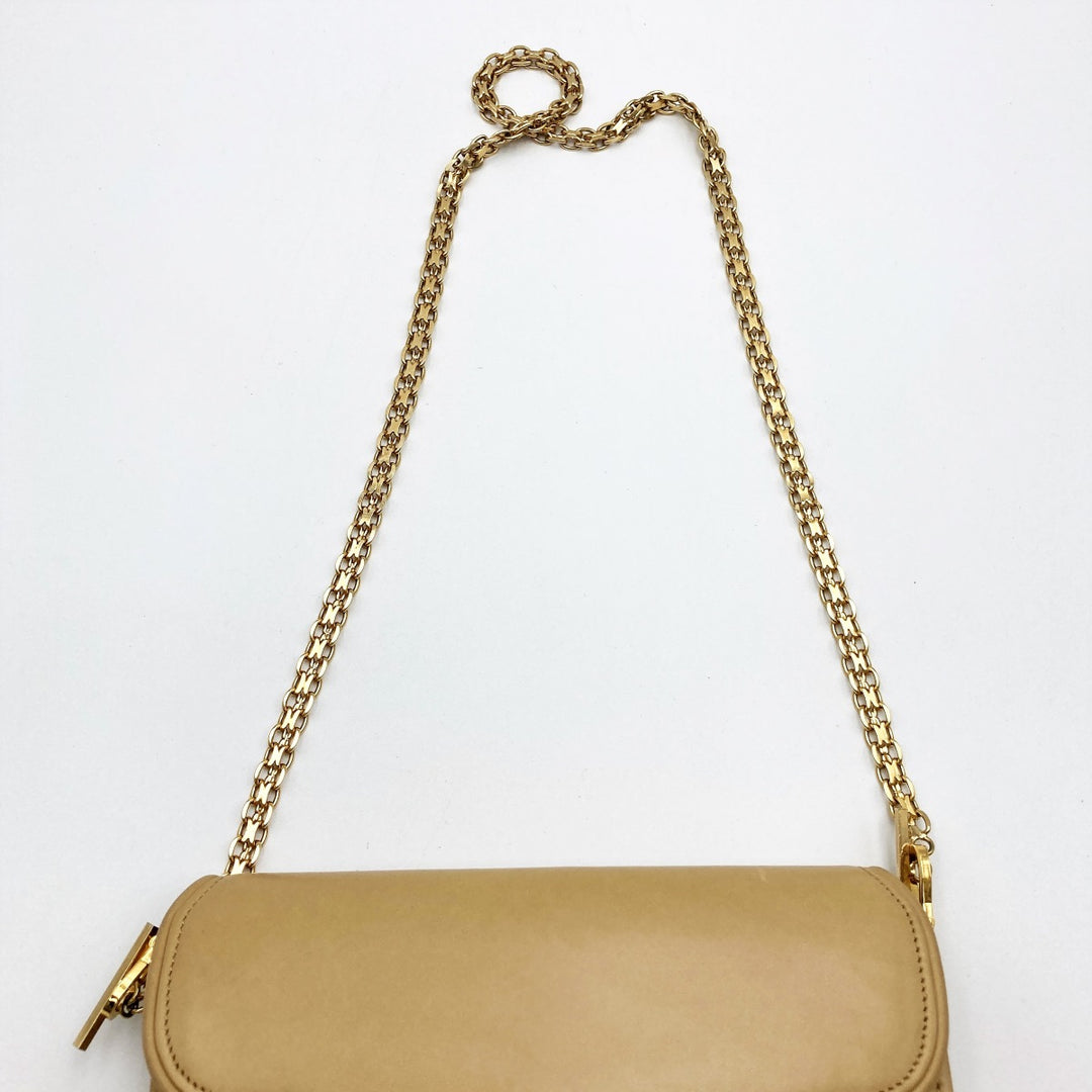 GUCCI グッチ 
 ショルダーバッグ 
レザー ベージュ