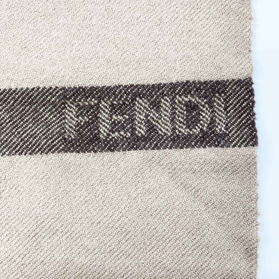 FENDI フェンディ 
 マフラー 
ウール ブラウン