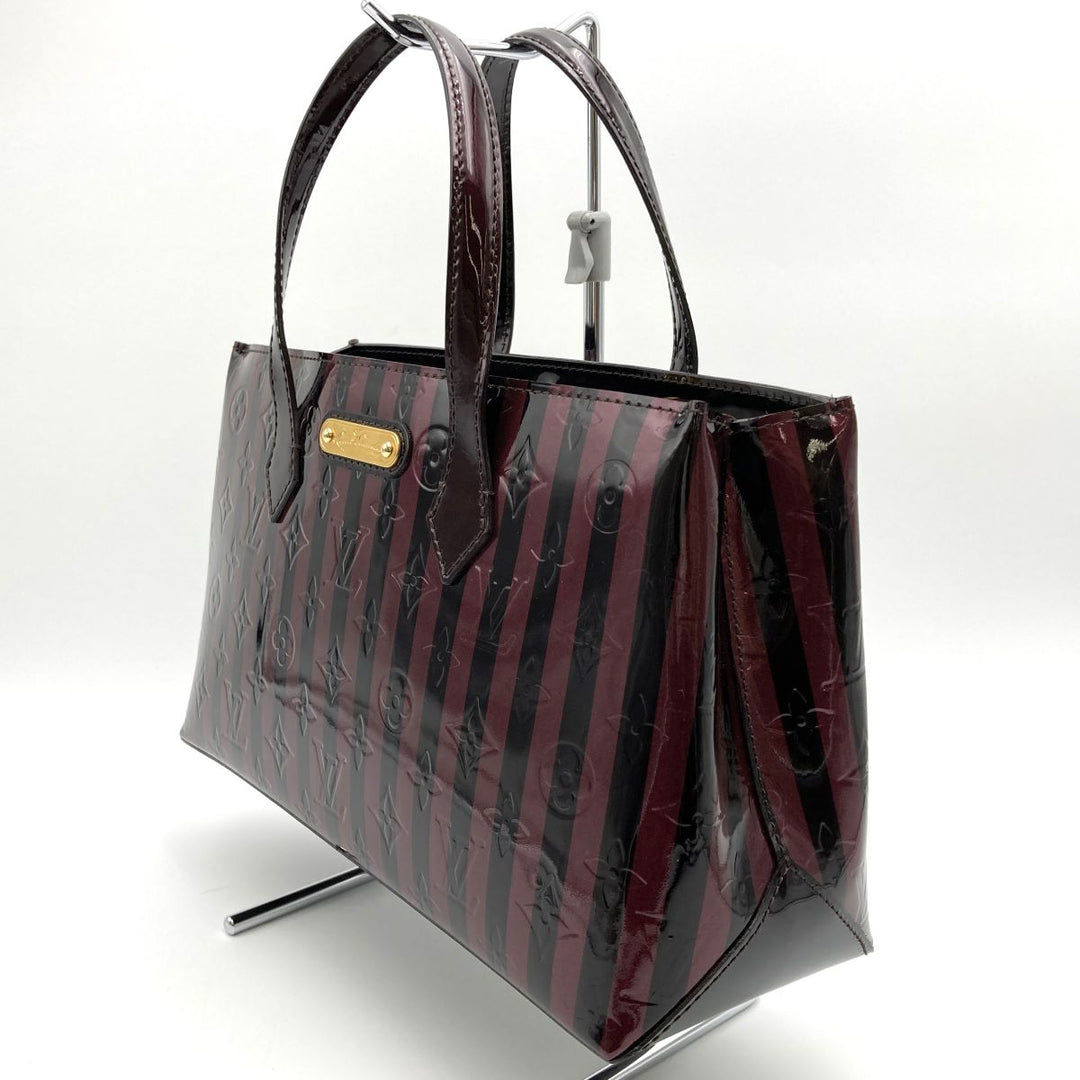LOUIS VUITTON ルイ・ヴィトン 
 ウィルシャーPM M91701  トートバッグ 
エナメル ワインレッド