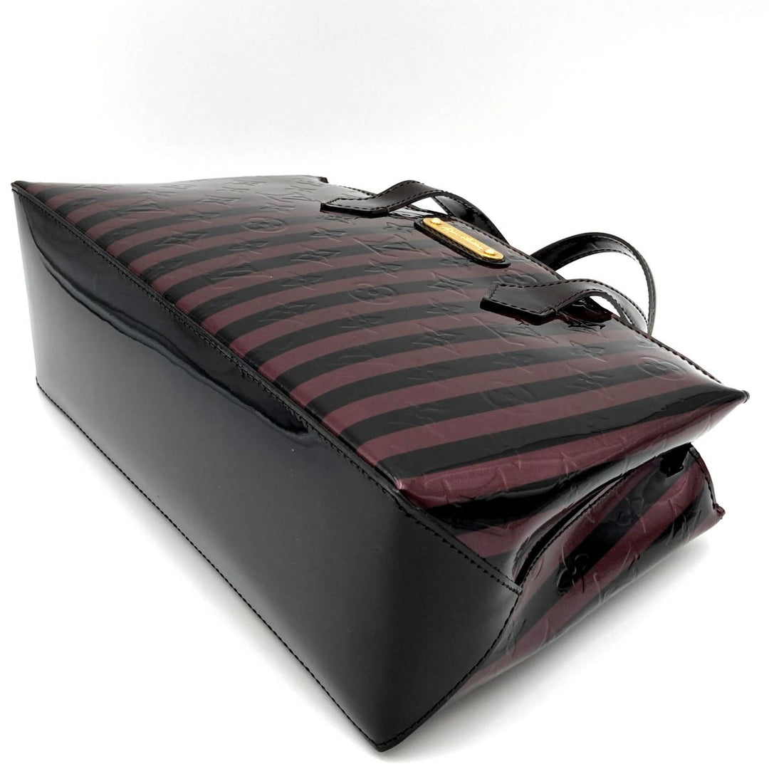 LOUIS VUITTON ルイ・ヴィトン 
 ウィルシャーPM M91701  トートバッグ 
エナメル ワインレッド