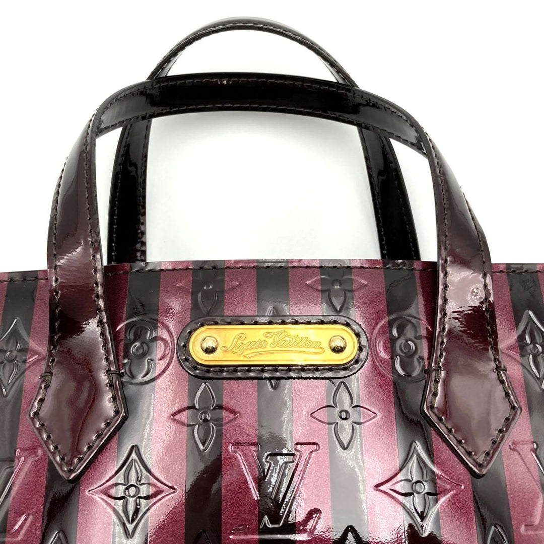 LOUIS VUITTON ルイ・ヴィトン 
 ウィルシャーPM M91701  トートバッグ 
エナメル ワインレッド