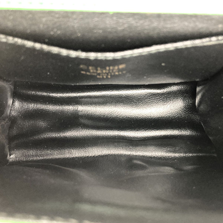 CELINE セリーヌ 
 M11 ショルダーバッグ 
レザー グリーン