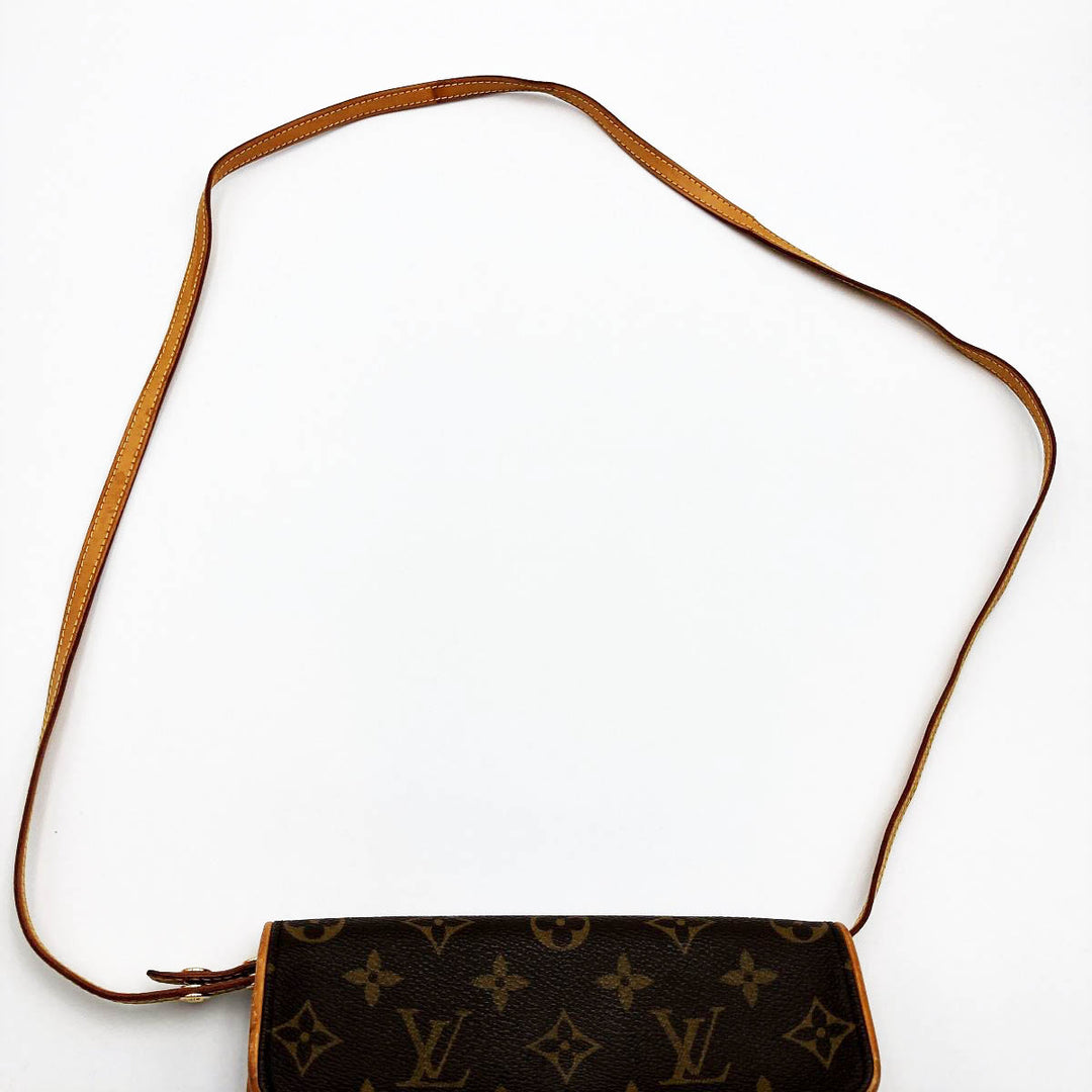 LOUIS VUITTON ルイ・ヴィトン 
 ポシェットツインPM M51854 ショルダーバッグ 
PVC ブラウン