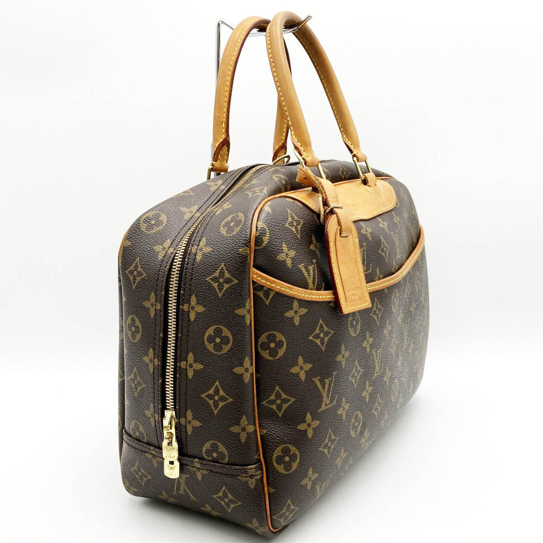 LOUIS VUITTON ルイ・ヴィトン 
 ボーリング ヴァニティ ドーヴィル M47270 ハンドバッグ 
PVC ブラウン