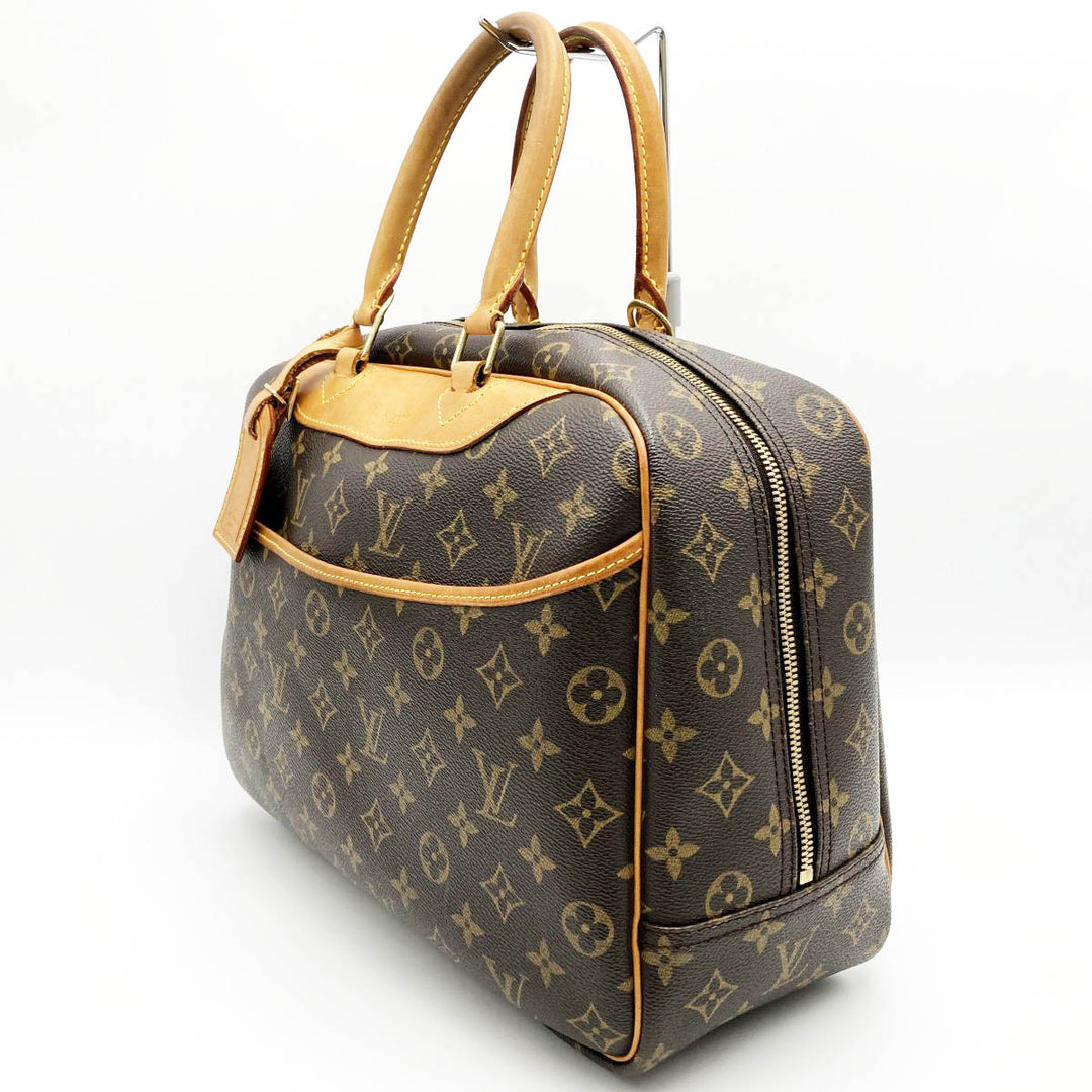 LOUIS VUITTON ルイ・ヴィトン 
 ボーリング ヴァニティ ドーヴィル M47270 ハンドバッグ 
PVC ブラウン