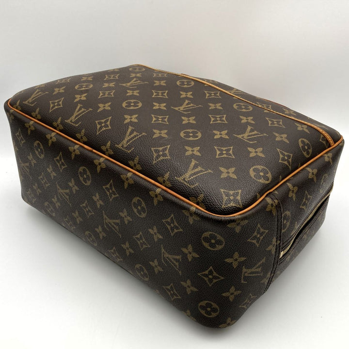 LOUIS VUITTON ルイ・ヴィトン 
 ボーリング ヴァニティ ドーヴィル M47270 ハンドバッグ 
PVC ブラウン