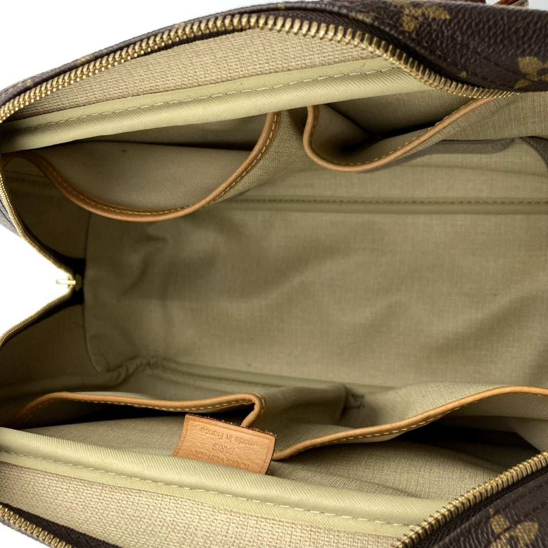 LOUIS VUITTON ルイ・ヴィトン 
 ボーリング ヴァニティ ドーヴィル M47270 ハンドバッグ 
PVC ブラウン