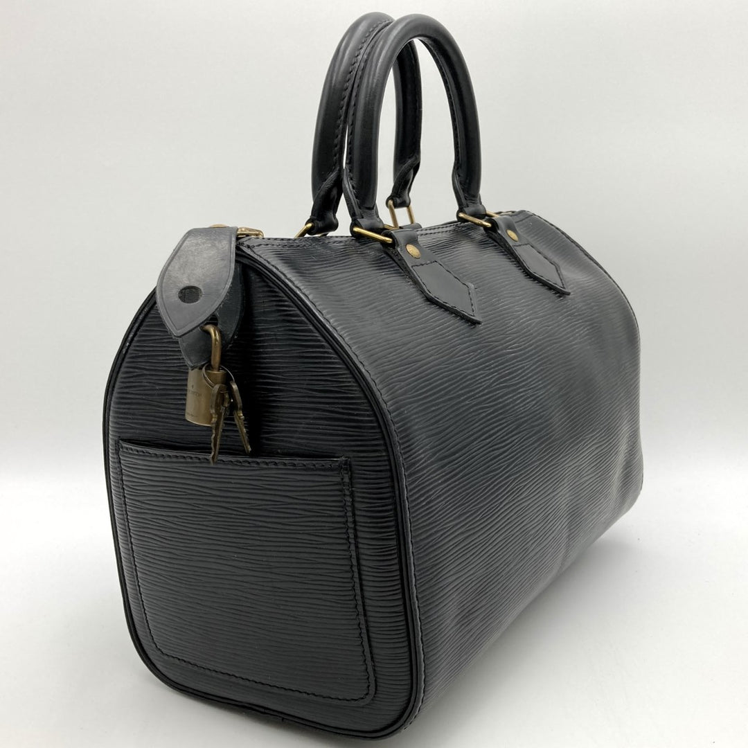 LOUIS VUITTON ルイ・ヴィトン 
 スピーディ25 M59032 ボストンバッグ 
エピレザー ブラック