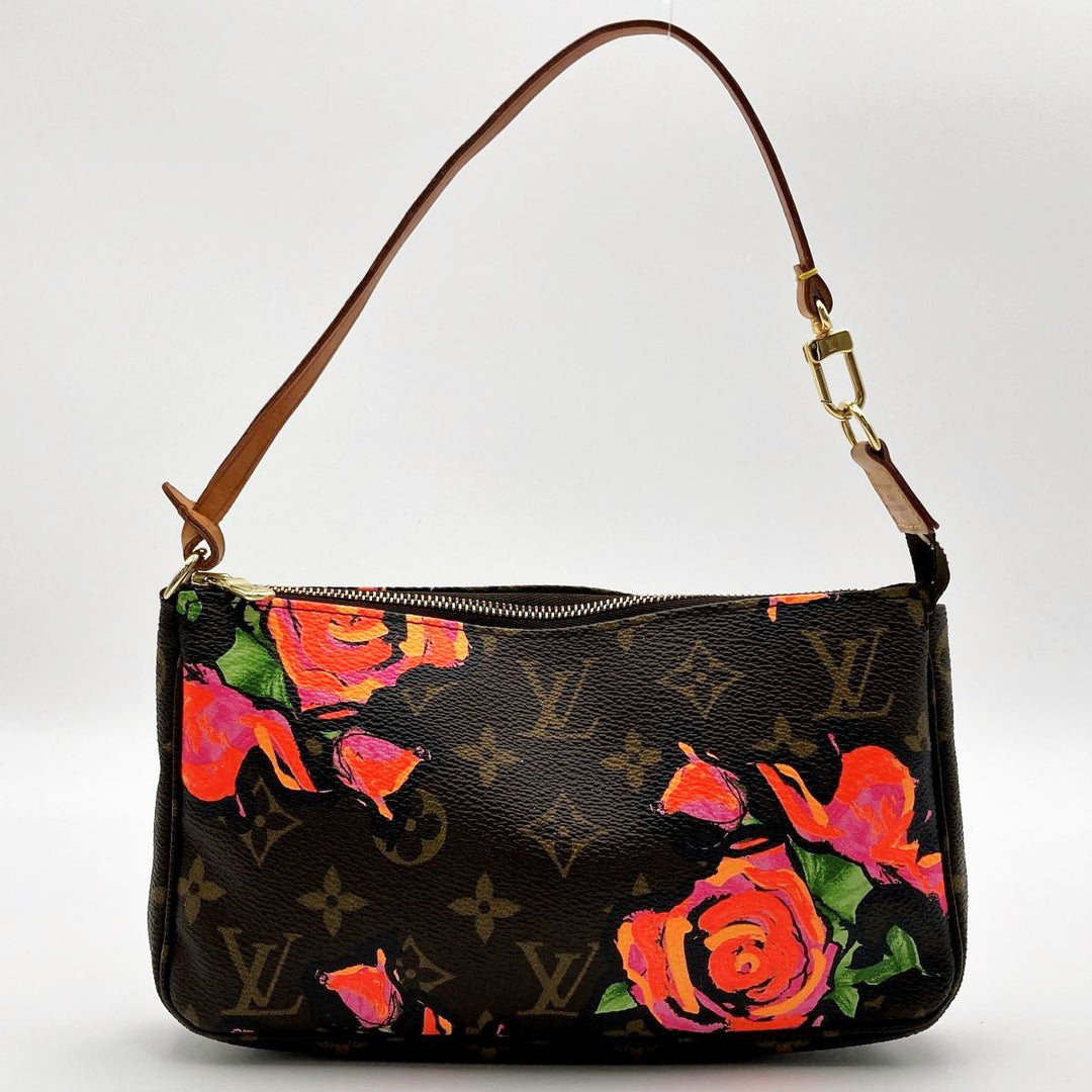 LOUIS VUITTON ルイ・ヴィトン 
 アクセソワール M48615 ハンドバッグ 
PVC ブラウン