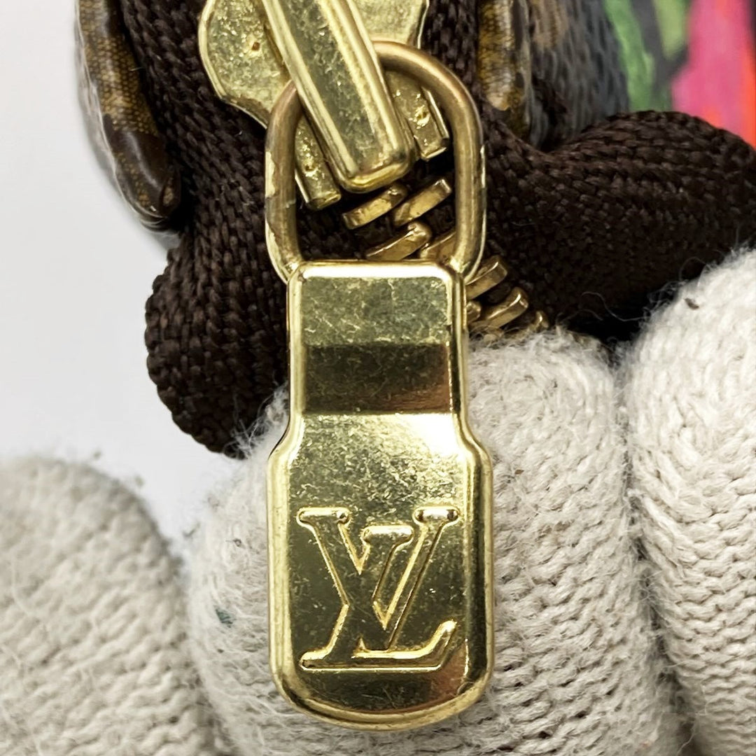 LOUIS VUITTON ルイ・ヴィトン 
 アクセソワール M48615 ハンドバッグ 
PVC ブラウン