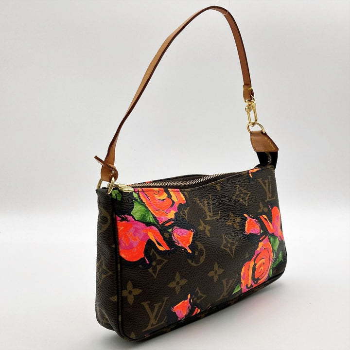 LOUIS VUITTON ルイ・ヴィトン 
 アクセソワール M48615 ハンドバッグ 
PVC ブラウン