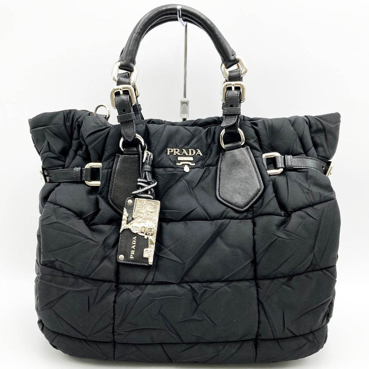 PRADA プラダ 
 ショルダーバッグ 
ナイロン ブラック