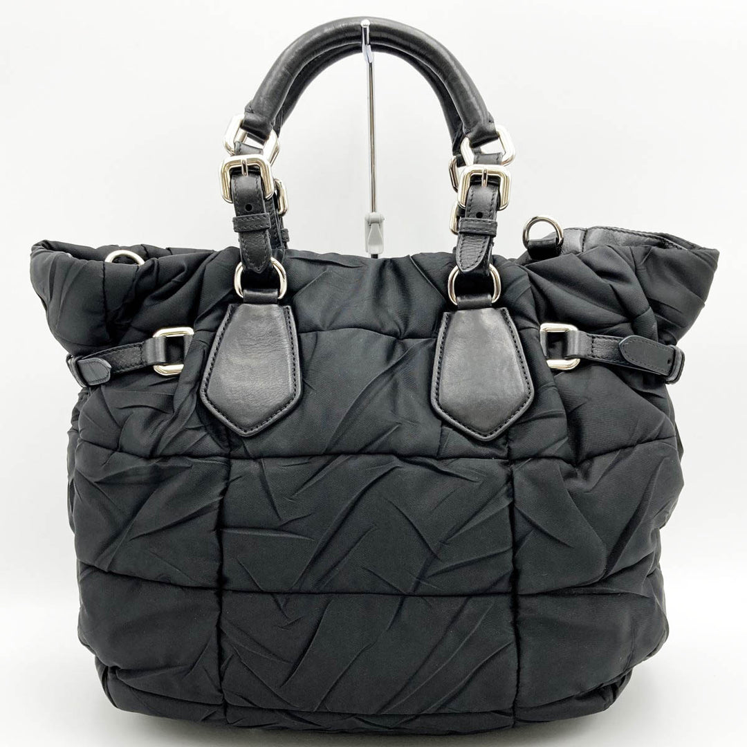 PRADA プラダ 
 ショルダーバッグ 
ナイロン ブラック