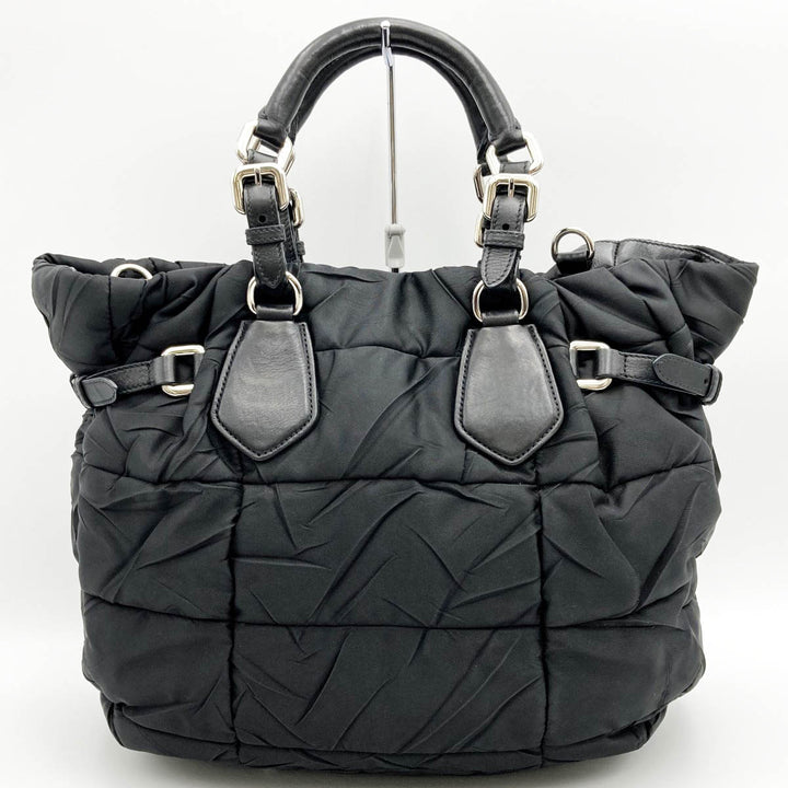 PRADA プラダ 
 ショルダーバッグ 
ナイロン ブラック