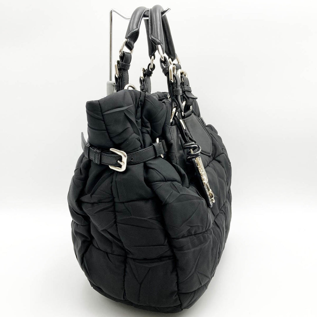 PRADA プラダ 
 ショルダーバッグ 
ナイロン ブラック