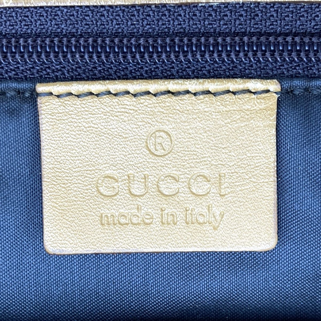 GUCCI グッチ 
 002 9098 トートバッグ 
ナイロン ブラウン