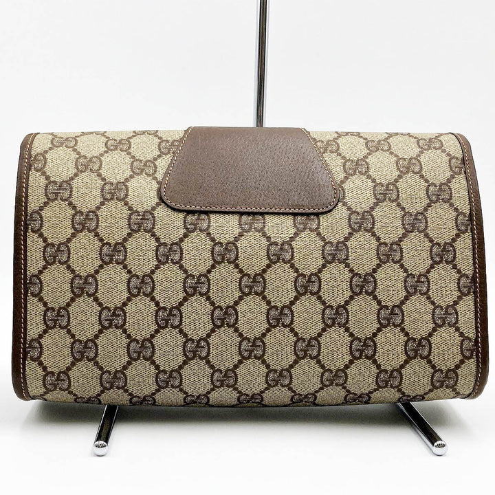 GUCCI グッチ 
 014・122・6052 クラッチバッグ 
GGスプリームキャンバス ブラウン