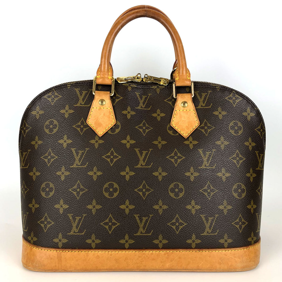 LOUIS VUITTON ルイ・ヴィトン 
 アルマ 旧型 M51130 ハンドバッグ 
モノグラムキャンバス/ヌメ革  ブラウン